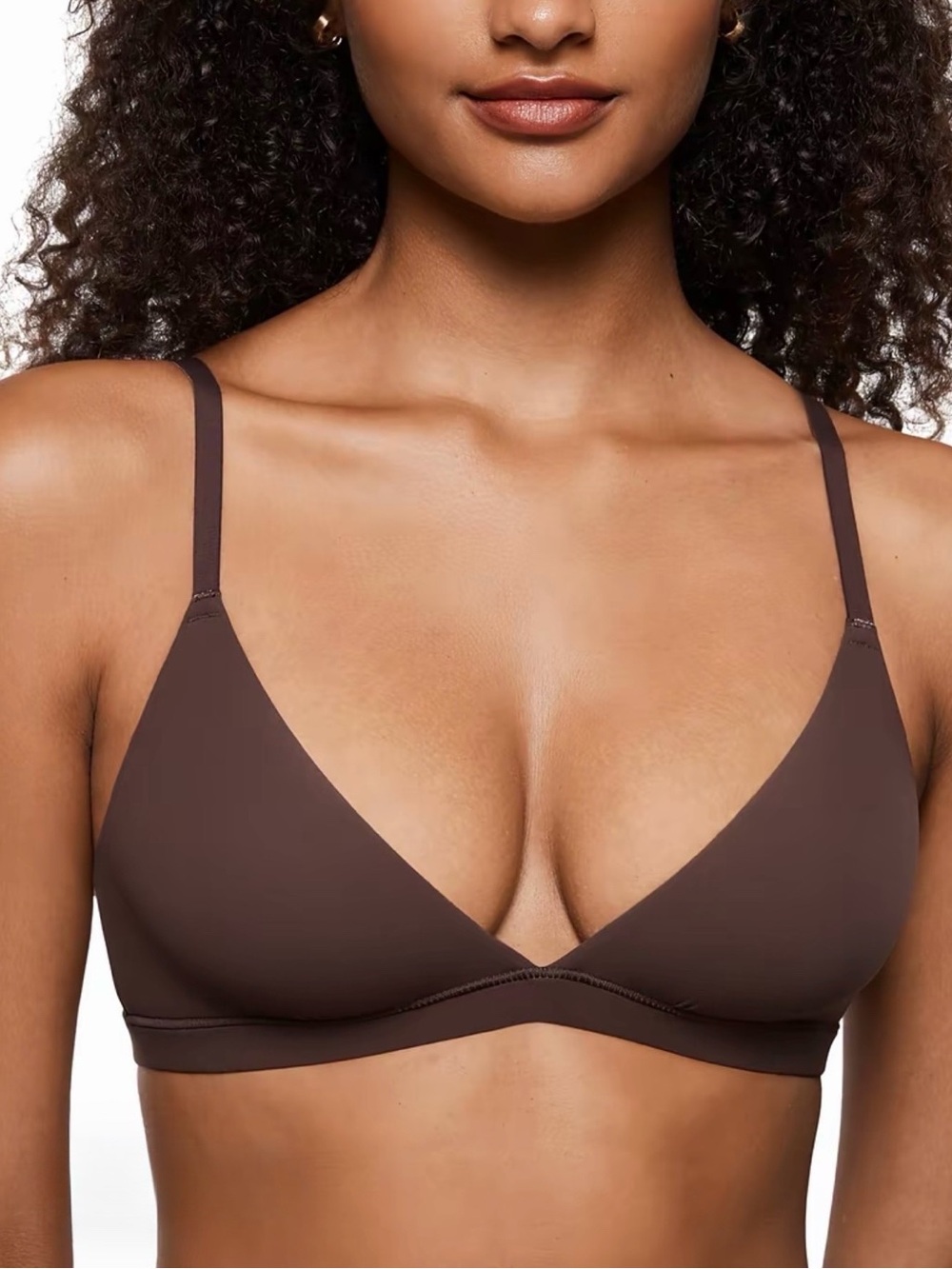 INLYRIC Women’s Inbarely Triangle Bralette in Hazelnut